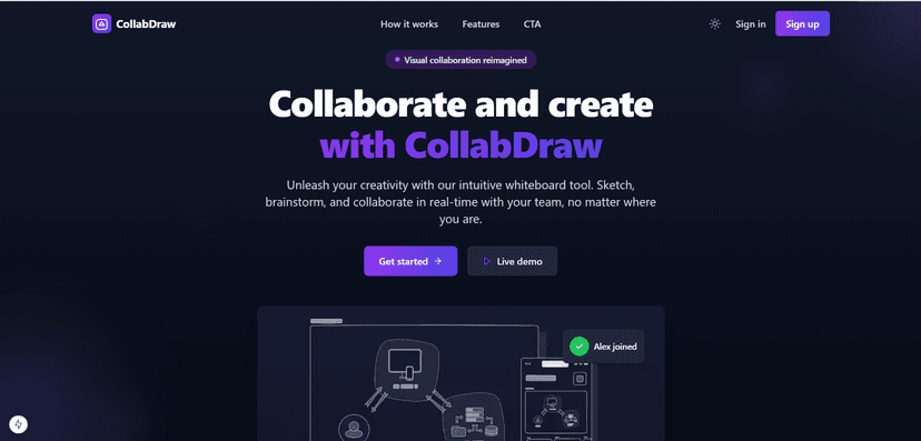 CollabDraw | Realtime Collaboration project thumbnail